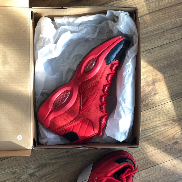 Reebok Red Iverson Question Size 12 - Picture 2 of 4